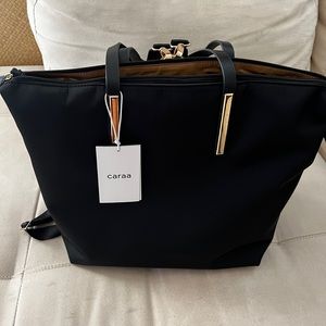 Studio ToteNylon Medium in Gold Hardware 12x17.5x7.5